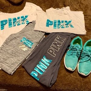 Pink VS bundle with matching shoes